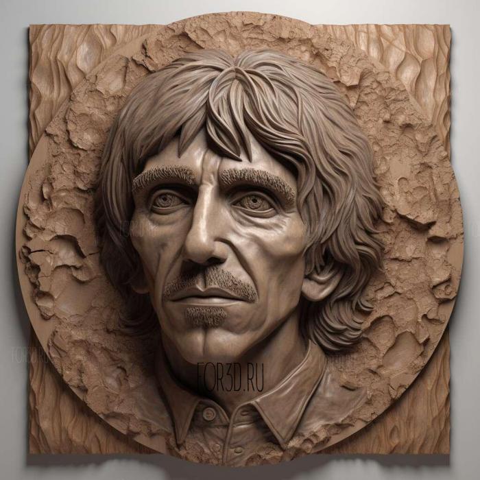 George Harrison 1 stl model for CNC